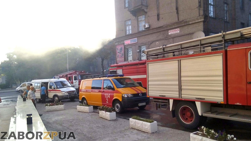 Пожар в районе Анголенко (Запорожье)