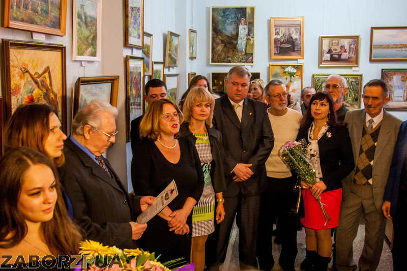 Выставка художников объединения Колорит в Запорожье