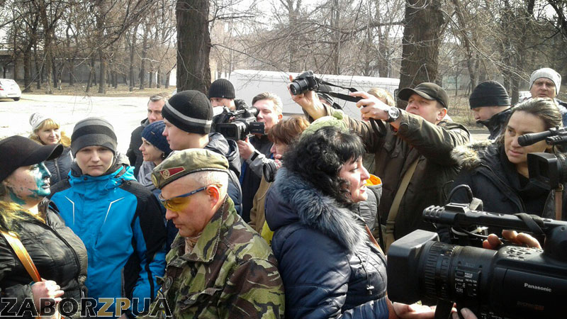 Недомитинг мелитопольского Антимайдана в Запорожье