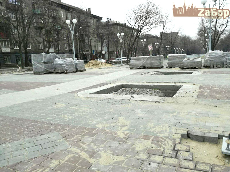 Реконструкция проспекта Маяковского в Запорожье