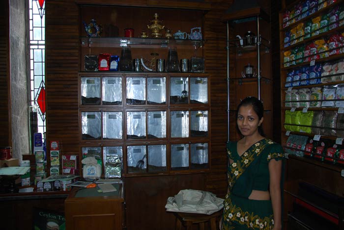 чайный магазин на Шри-Ланке