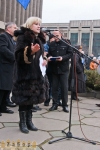 Ирина Лех на Евромайдане возле ОГА в Запорожье Ирина Лех на Евромайдане возле ОГА в Запорожье