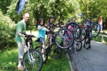 Велосипедисты в Дубовке (Запорожье)