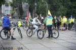 Велопробег Критическая масса в Запорожье
