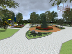 Проект реконструкции парка Кремлевского в Запорожье