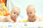 Двойнята Кирилл и Марина, 6 месяцев