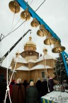 Новый храм с верующими на Малом рынке (Запорожье)