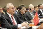 Карташов в ряду коммунистов на сессии горсовета Запорожья
