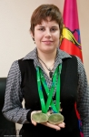 Мария Помазан - параолимпийская чемпионка мира по легкой атлетике (Запорожье)