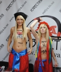 FEMEN в Запорожье. Голый протест