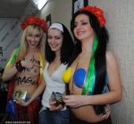 FEMEN в Запорожье. Голый протест