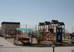 Детская площадка на Пересыпи - базе отдыха в пгт. Кирилловка