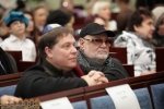 Руслан Тупилко и Ян Табачник в новой синагоге в Запорожье
