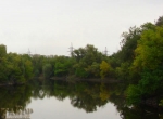 Река Мокрая Московка у места впадения в Днепр