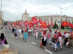 Парад на День пионерии в Запорожье