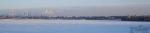 Замерший Днепр - вид с правого берега (Запорожье)