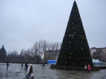 Центральная елка в Запорожье не дождалась октрытия