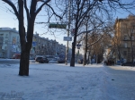 Заснеженный город - Запорожье в снегу