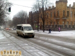 Снова снег в Запорожье