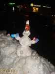 Рекламный снеговик