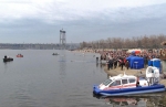 Крещение в Запорожье (Ждановский пляж)