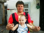 С любимым внуком. С любимым внуком.