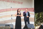 Оперные певцы на концерте в Запорожье